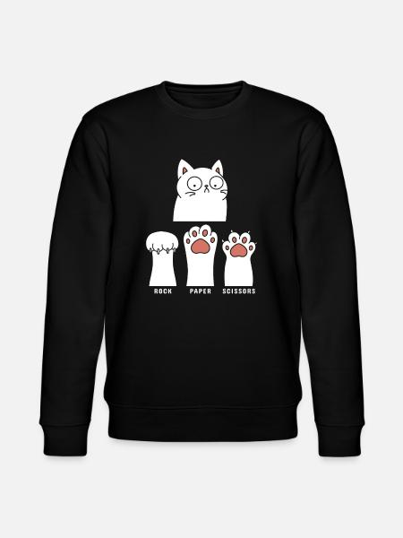 Rock Paper Scissors - Stanley/Stella CHANGER Unisex Organic Sweatshirt - black