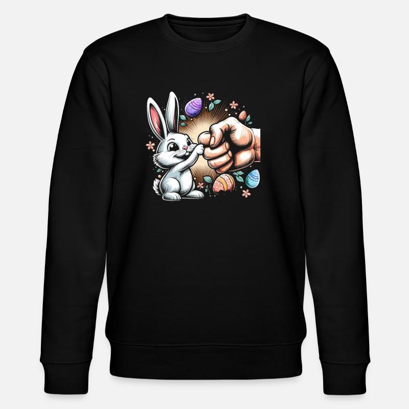 Poing de lapin cool - Sweat bio CHANGER Stanley/Stella Unisexe - noir