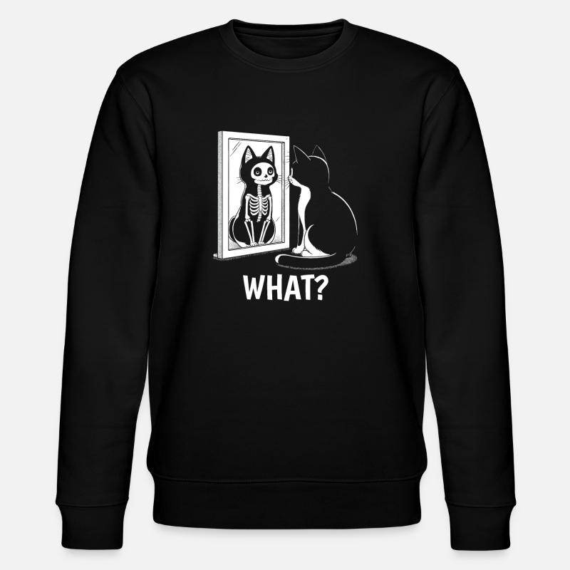 Quel chat - Sweat bio CHANGER Stanley/Stella Unisexe - noir