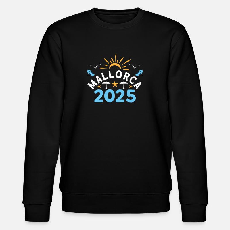 Mallorca 2025 - Stanley/Stella CHANGER Unisex Organic Sweatshirt - black
