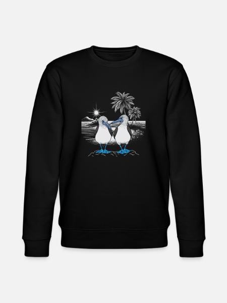 Blue-footed booby - Stanley/Stella CHANGER Unisex Organic Sweatshirt - black