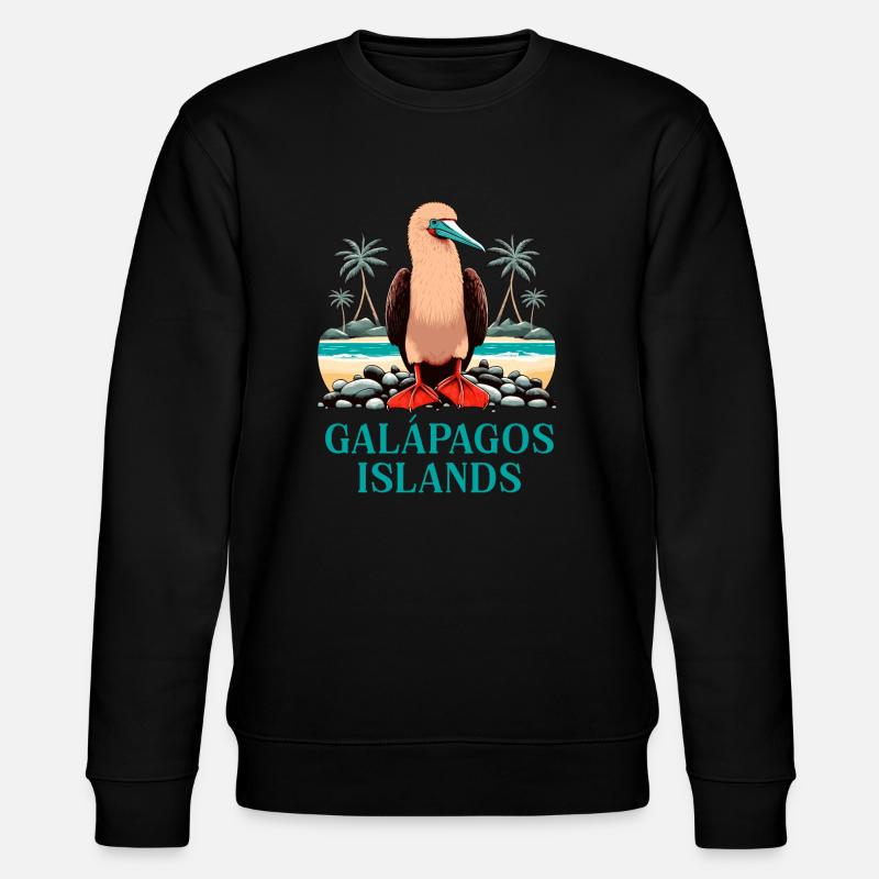 Galapagos Islands - Stanley/Stella Unisex Bio-Sweatshirt CHANGER  - Schwarz