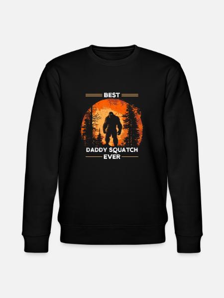 Best Daddy Squatch Ever - Stanley/Stella Unisex Bio-Sweatshirt CHANGER - Schwarz