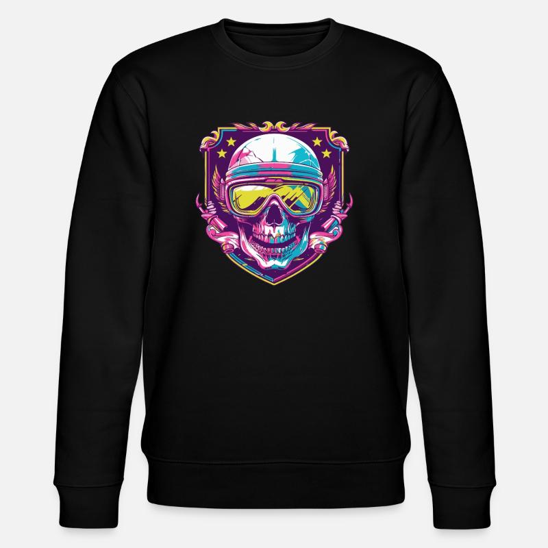 Ski Ski Masques Skull - Sweat bio CHANGER Stanley/Stella Unisexe - noir