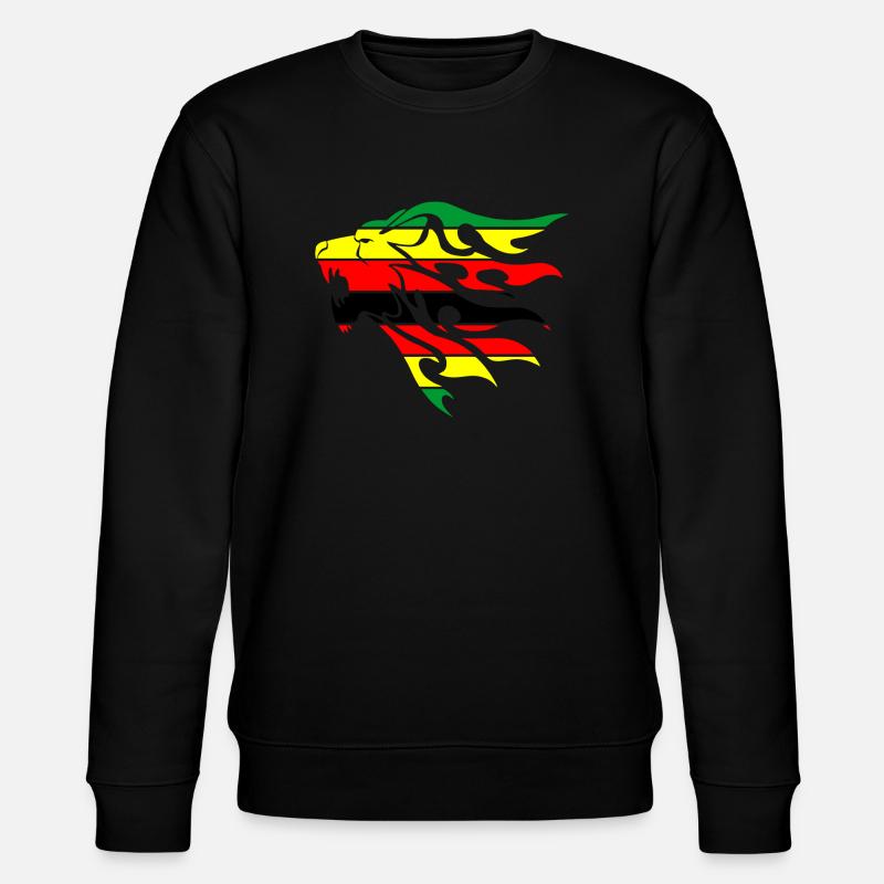 zimbabwe drapeau lion - Sweat bio CHANGER Stanley/Stella Unisexe - noir