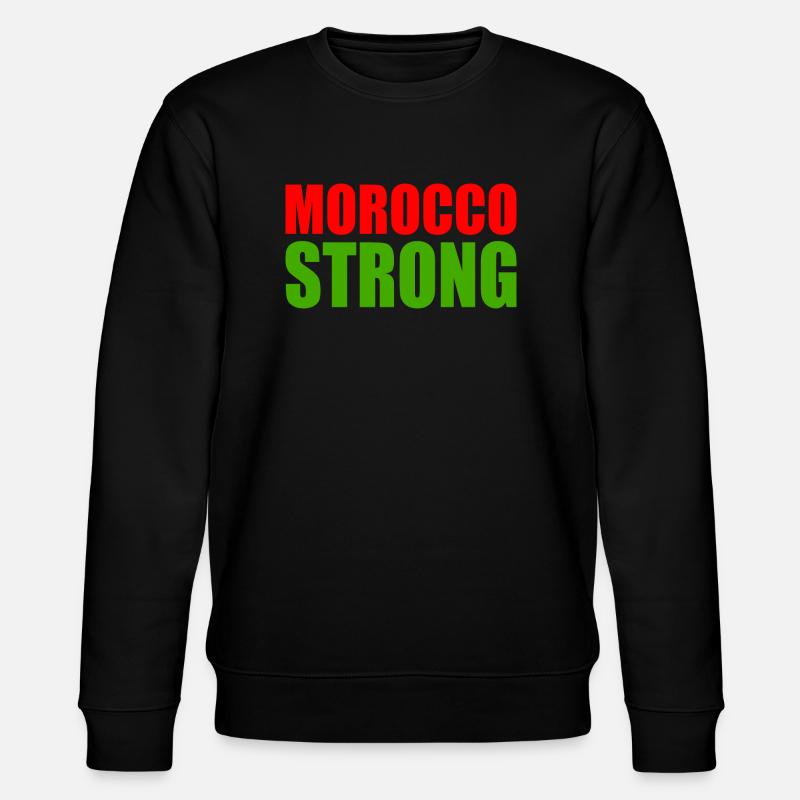 Morocco strong - Stanley/Stella Unisex Bio-Sweatshirt CHANGER  - Schwarz