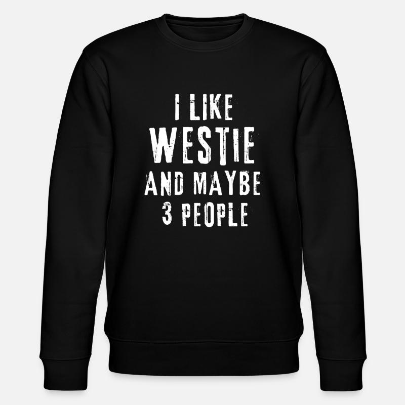 Westie - Stanley/Stella Unisex Bio-Sweatshirt CHANGER  - Schwarz