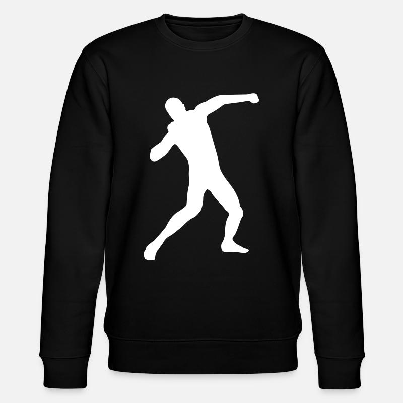 Leichtathletik - Kugelstoßen - Stanley/Stella Unisex Bio-Sweatshirt CHANGER  - Schwarz