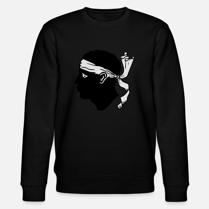 drapeau_corse2 - Sweat bio CHANGER Stanley/Stella Unisexe - noir