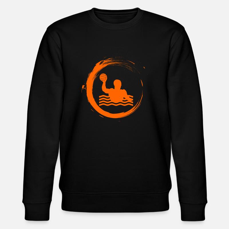 splatter wasserball - Stanley/Stella Unisex Bio-Sweatshirt CHANGER - Schwarz