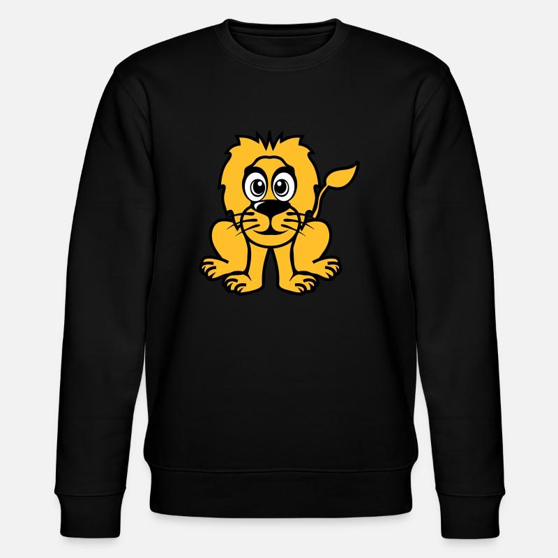 lion animaux dessin - Sweat bio CHANGER Stanley/Stella Unisexe - noir