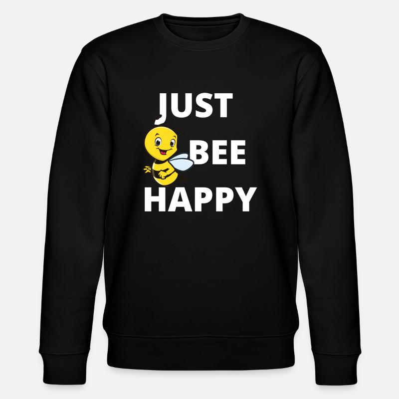 Bee - Stanley/Stella Unisex Bio-Sweatshirt CHANGER  - Schwarz