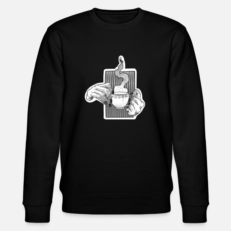 Coffee Time - Stanley/Stella Unisex Bio-Sweatshirt CHANGER  - Schwarz
