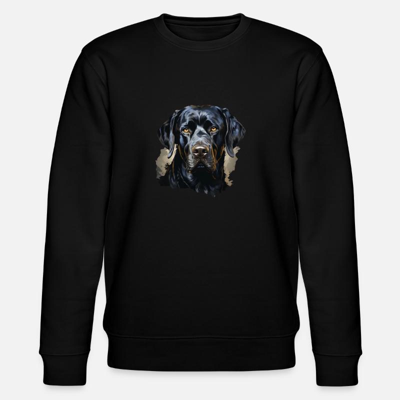 Hund - Stanley/Stella Unisex Bio-Sweatshirt CHANGER  - Schwarz