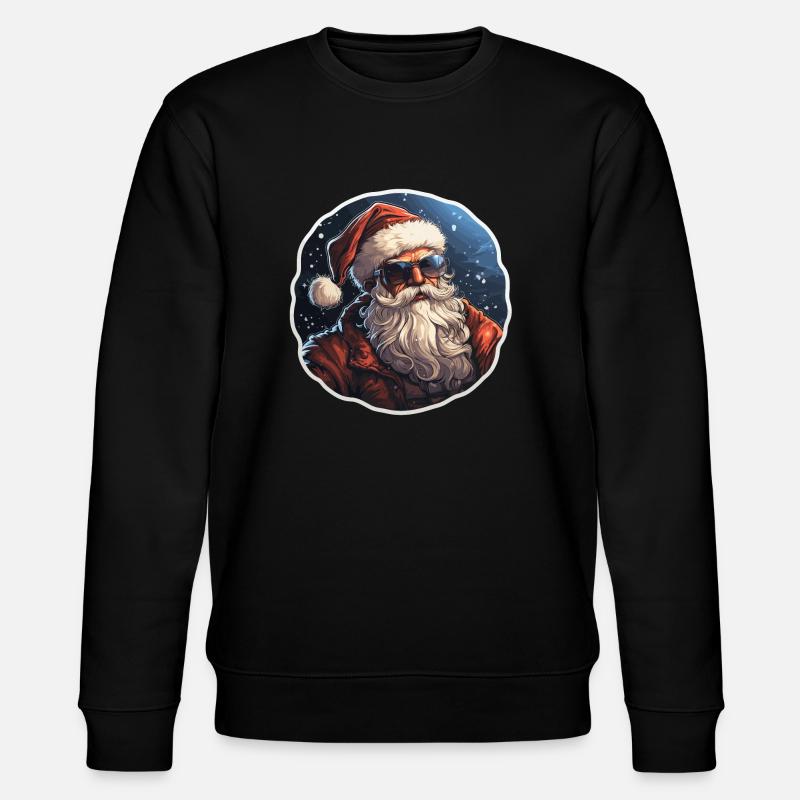 Père Noël - illustration - Sweat bio CHANGER Stanley/Stella Unisexe - noir