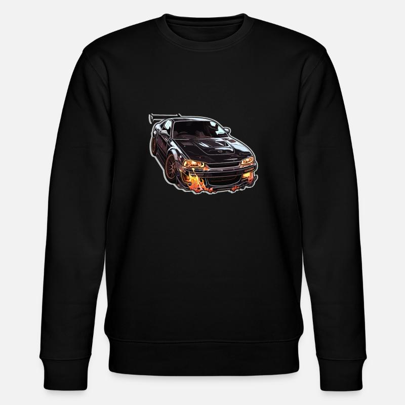 Auto - Illustration - Stanley/Stella Unisex Bio-Sweatshirt CHANGER  - Schwarz