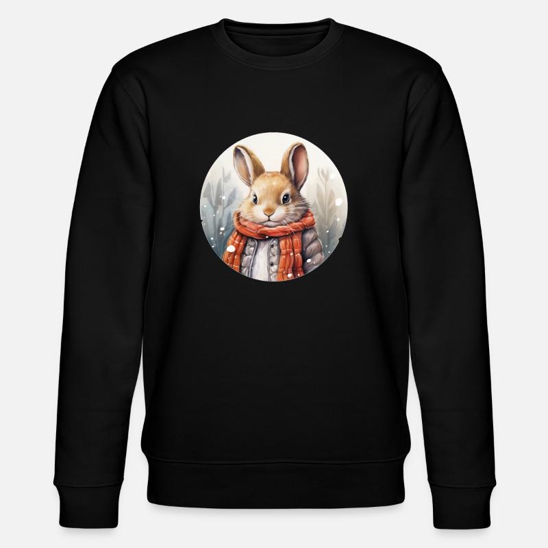 Lapin des neiges - Sweat bio CHANGER Stanley/Stella Unisexe - noir