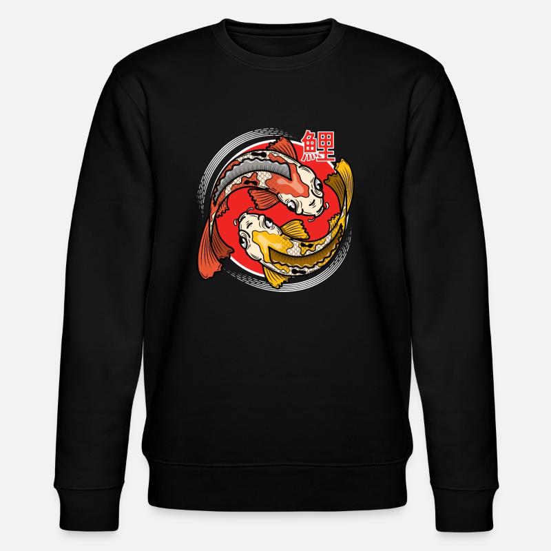 Cercle de carpes koï - Sweat bio CHANGER Stanley/Stella Unisexe - noir