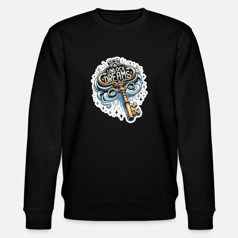 Déverrouiller les rêves - Illustration clé - Sweat bio CHANGER Stanley/Stella Unisexe - noir