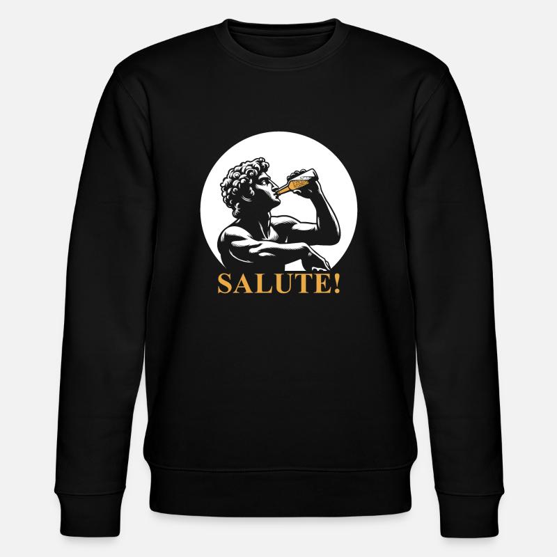 David in the Tavern - Stanley/Stella CHANGER Unisex Organic Sweatshirt - black