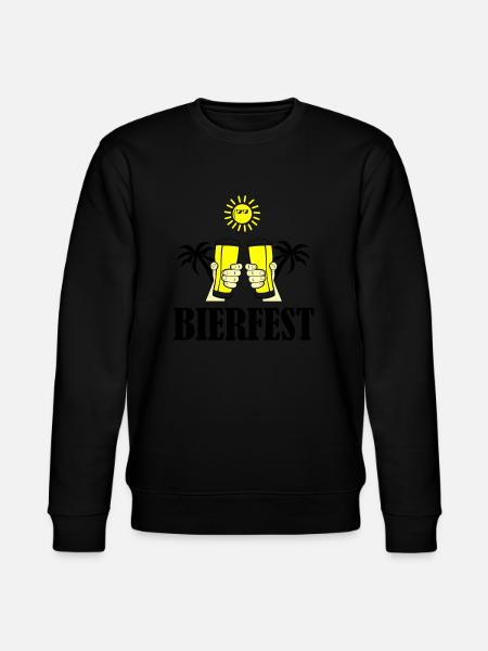 bierfest 02 - Stanley/Stella Unisex Bio-Sweatshirt CHANGER  - Schwarz