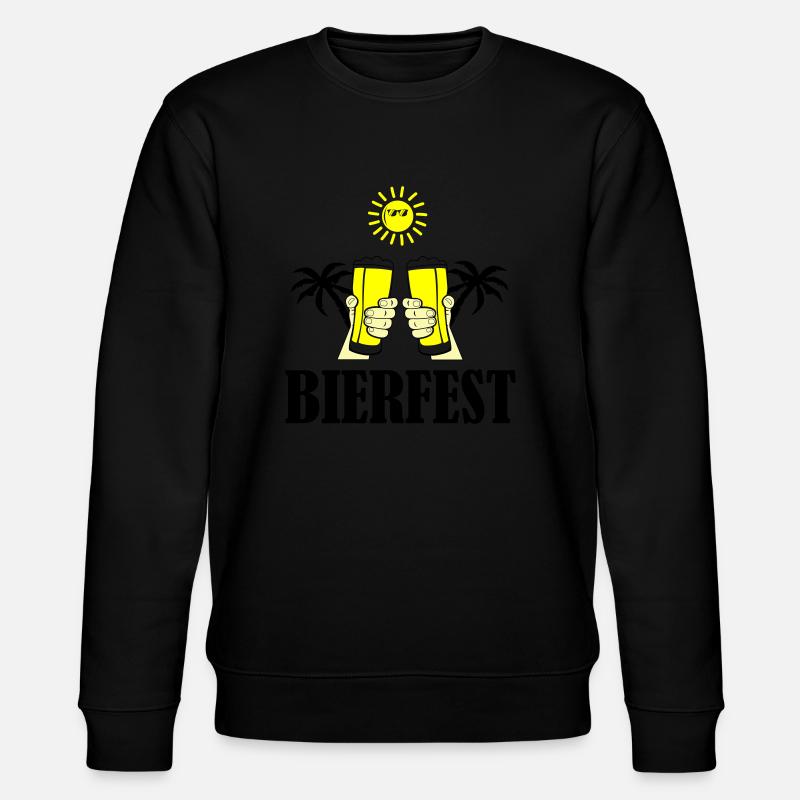 bierfest 02 - Stanley/Stella Unisex Bio-Sweatshirt CHANGER  - Schwarz