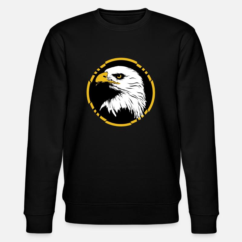 hawk - Stanley/Stella Unisex Bio-Sweatshirt CHANGER  - Schwarz