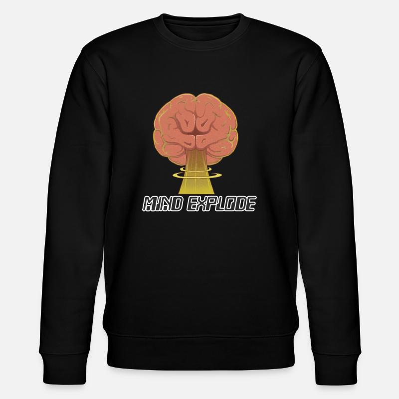 mind explode - Stanley/Stella Unisex Bio-Sweatshirt CHANGER  - Schwarz