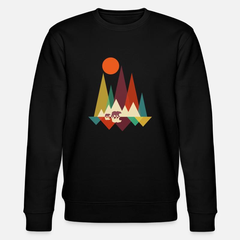 Randonneurs ours - Sweat bio CHANGER Stanley/Stella Unisexe - noir