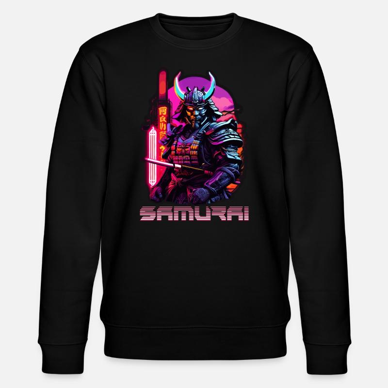 samurai - Stanley/Stella CHANGER Unisex Organic Sweatshirt - black