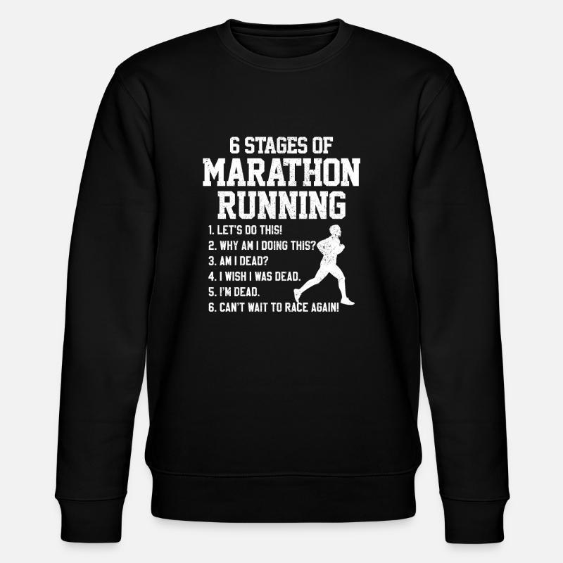marathon - Stanley/Stella CHANGER Unisex Organic Sweatshirt - black