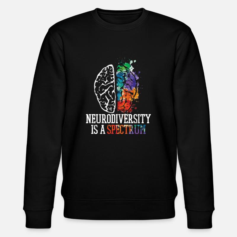 Neurodiversité - autisme TDAH - Sweat bio CHANGER Stanley/Stella Unisexe - noir