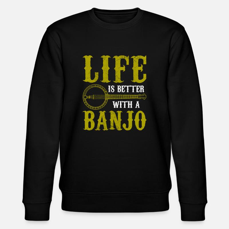 Banjo - Stanley/Stella Unisex Bio-Sweatshirt CHANGER  - Schwarz