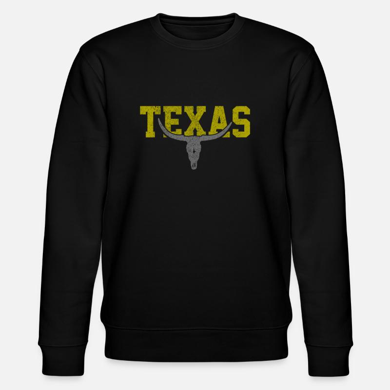 Texas - Stanley/Stella Unisex Bio-Sweatshirt CHANGER  - Schwarz