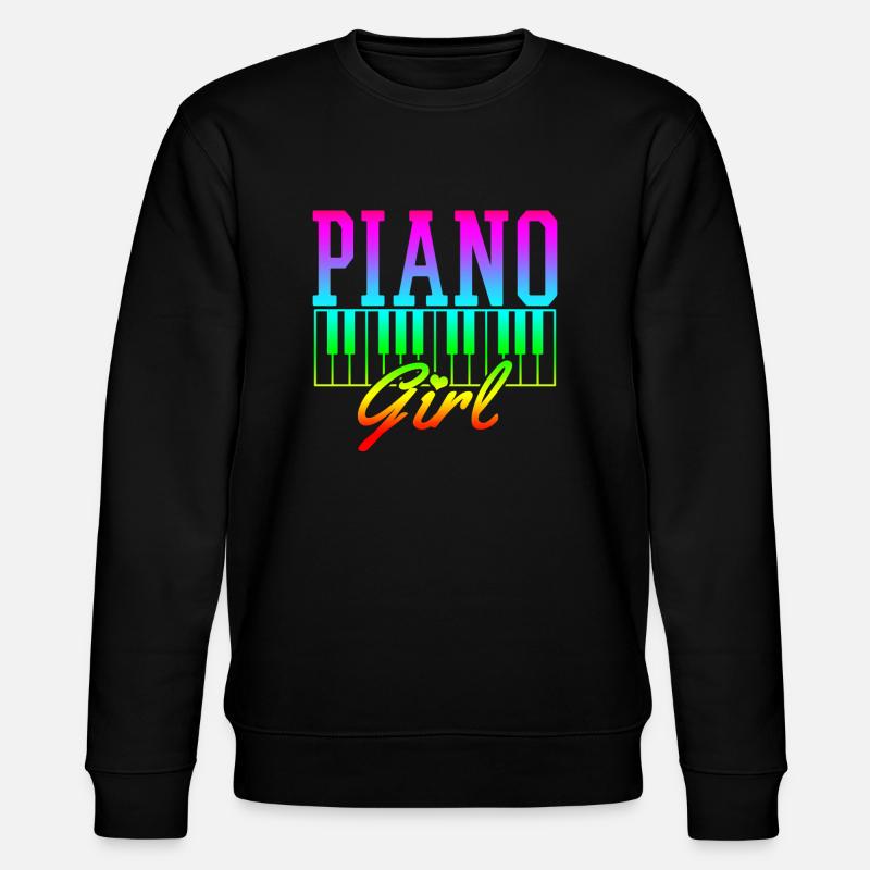 Klavier - Stanley/Stella Unisex Bio-Sweatshirt CHANGER  - Schwarz