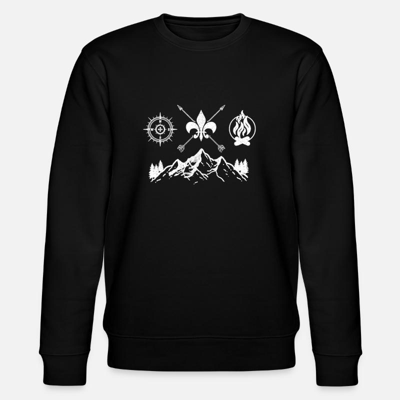 scout - Stanley/Stella CHANGER Unisex Organic Sweatshirt - black