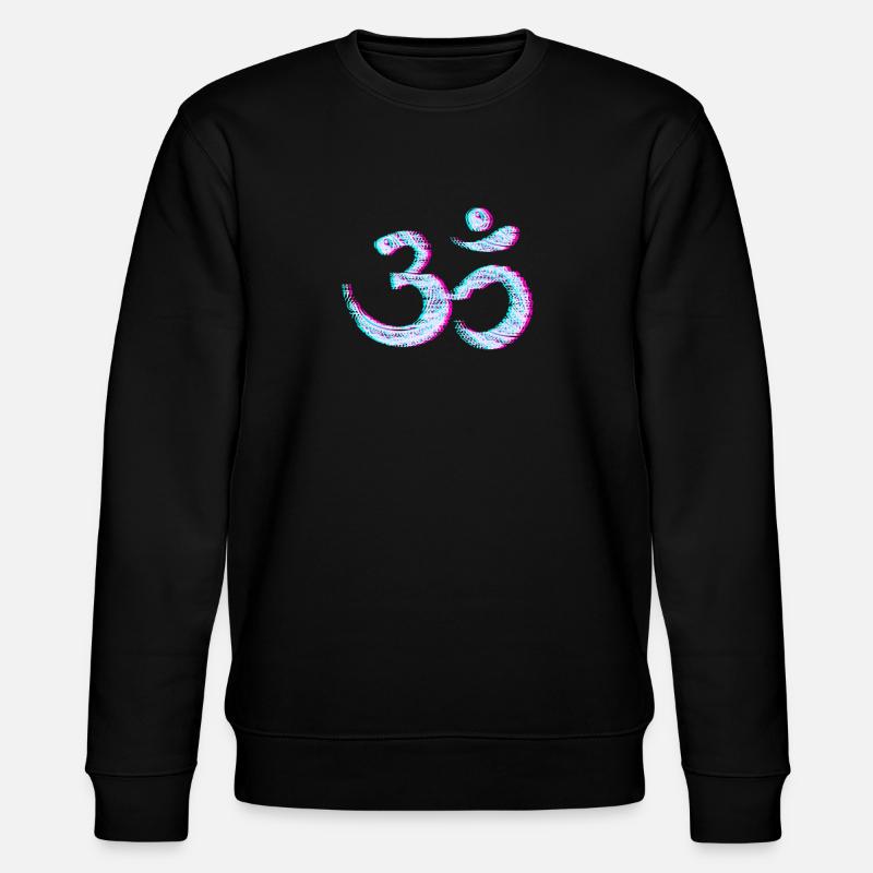 Om Mandala Anaglyph - Sweat bio CHANGER Stanley/Stella Unisexe - noir