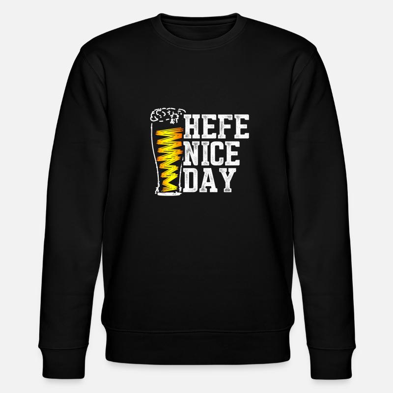 Weißbier Hefebier Bier Spruch - Stanley/Stella Unisex Bio-Sweatshirt CHANGER - Schwarz