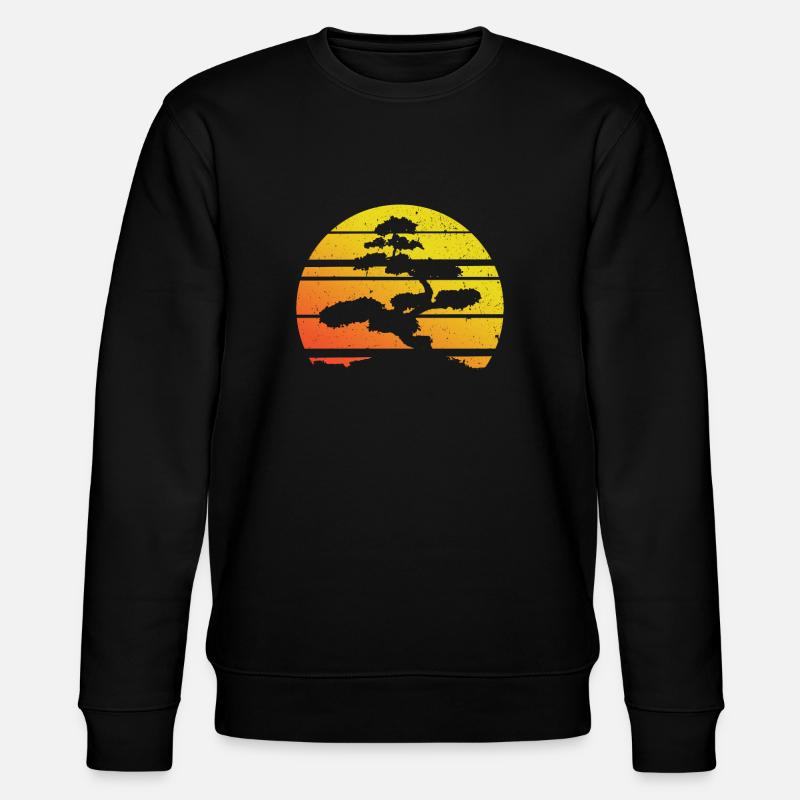 Bonsai - Stanley/Stella Unisex Bio-Sweatshirt CHANGER  - Schwarz
