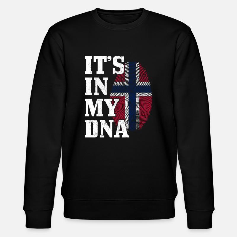 Norwegen Norge - Stanley/Stella Unisex Bio-Sweatshirt CHANGER - Schwarz
