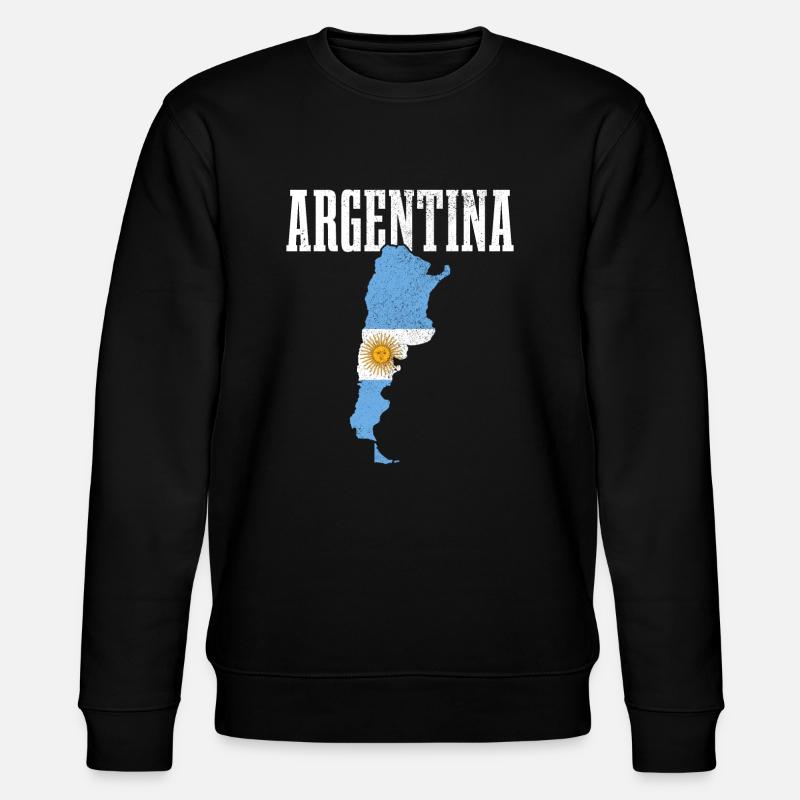 Argentinien Argentina - Stanley/Stella CHANGER Unisex Organic Sweatshirt - black