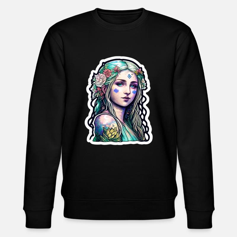 Ice Queen - Stanley/Stella Unisex Bio-Sweatshirt CHANGER - Schwarz