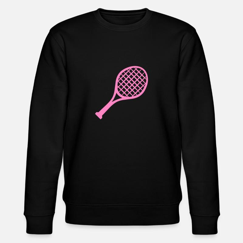 Tennis Schläger Rosa - Stanley/Stella Unisex Bio-Sweatshirt CHANGER  - Schwarz
