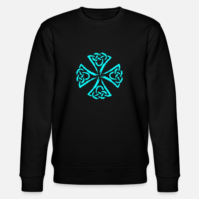 Symboles celtiques force courage - Sweat bio CHANGER Stanley/Stella Unisexe - noir
