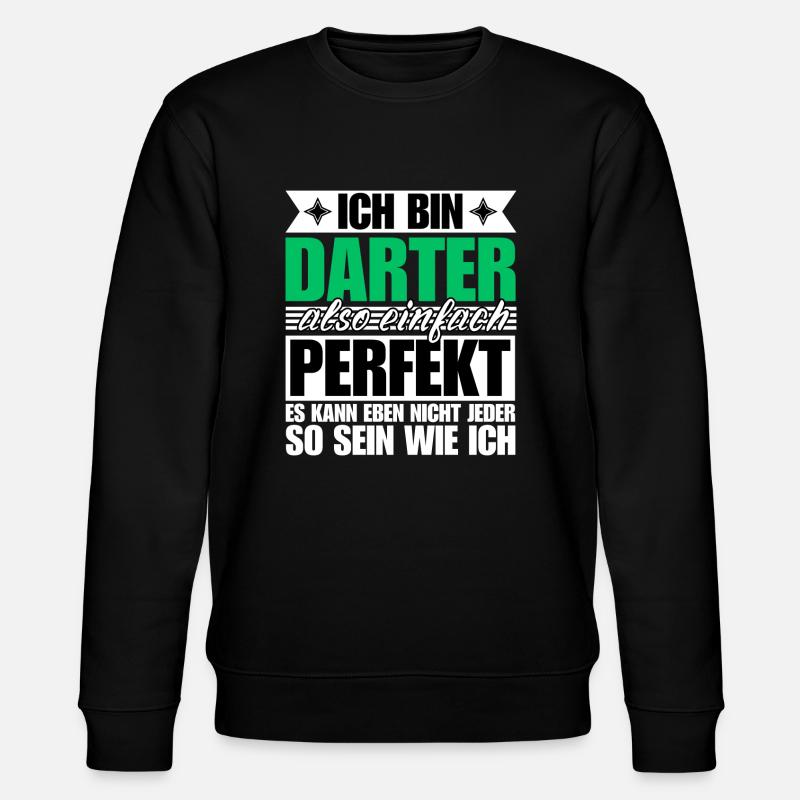 Perfekter Darter - Stanley/Stella Unisex Bio-Sweatshirt CHANGER - Schwarz