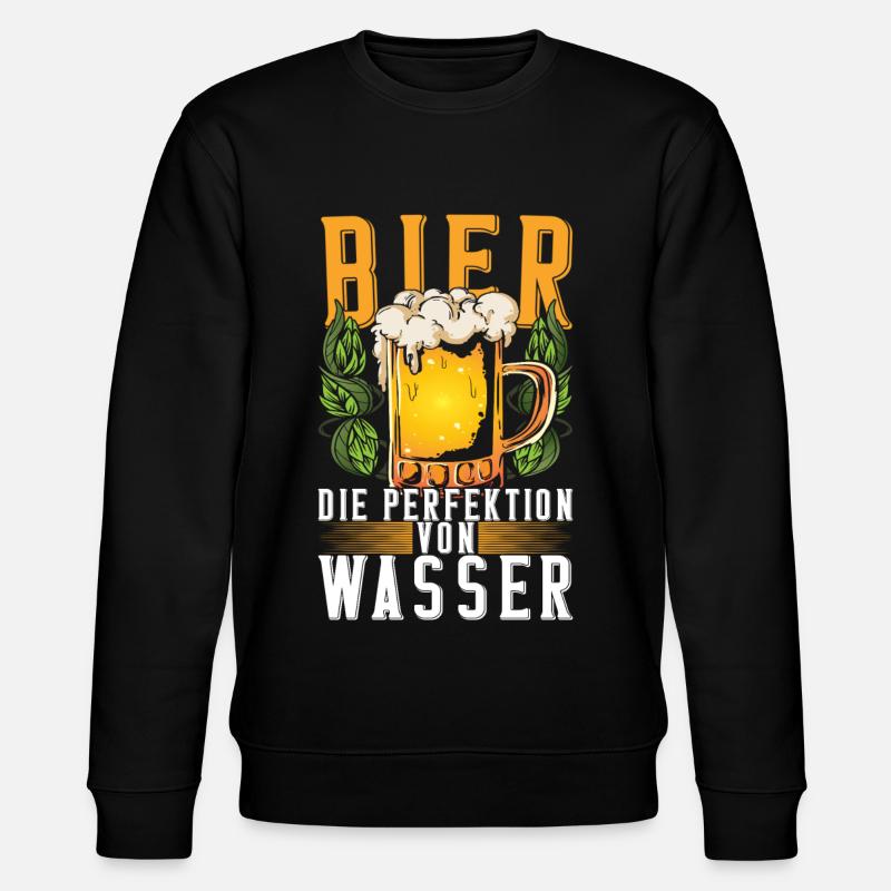Bierbrauen Bierbrauer - Stanley/Stella Unisex Bio-Sweatshirt CHANGER  - Schwarz