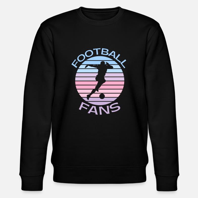 Fußballfans - Stanley/Stella Unisex Bio-Sweatshirt CHANGER  - Schwarz