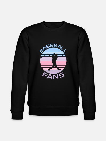 Baseball Fans - Stanley/Stella CHANGER Unisex Organic Sweatshirt - black