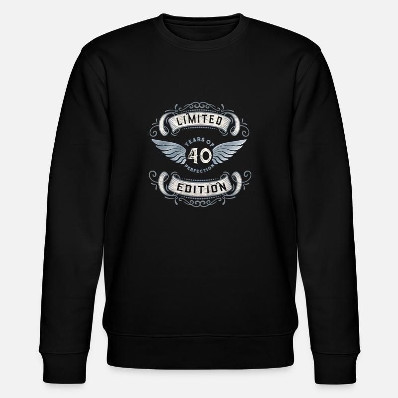 40e anniversaire - 40 ans - Sweat bio CHANGER Stanley/Stella Unisexe - noir