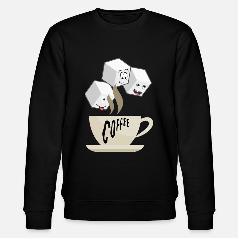 coffee time - Stanley/Stella Unisex Bio-Sweatshirt CHANGER  - Schwarz
